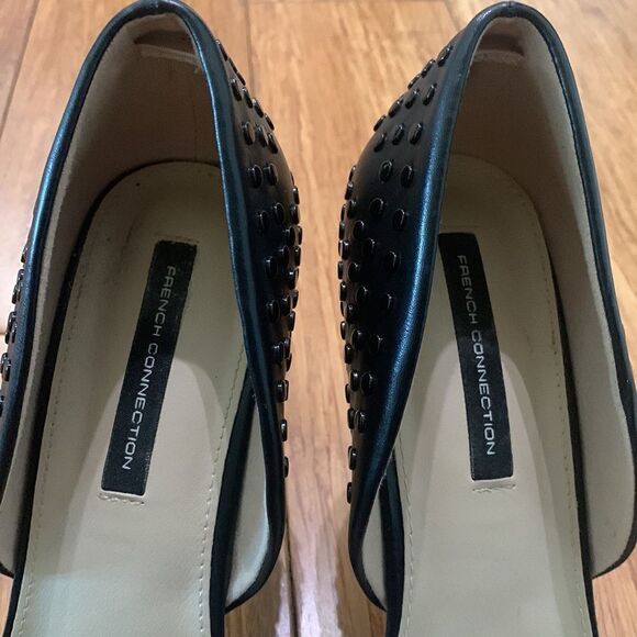 French Connection ‘Forever’ Black Studded Pumps – Size 10 - Picture 9 of 15